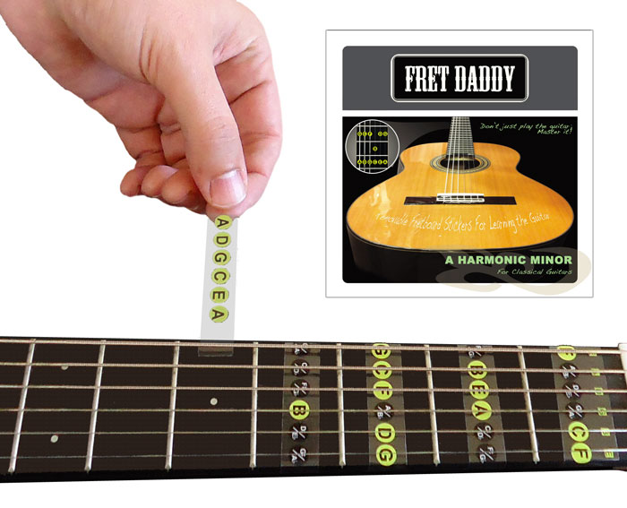 1x Gitarre Guitar Griffbrett Note Label Fret Sticker Tasten Etiketten Aufkleber 